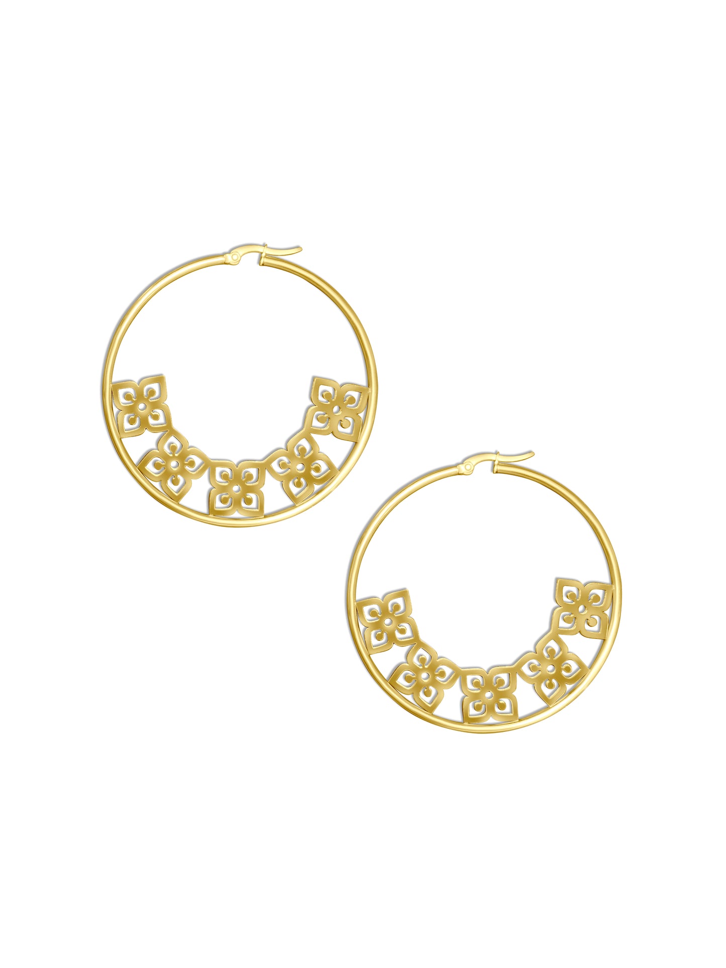 WAXING MOON HOOPS